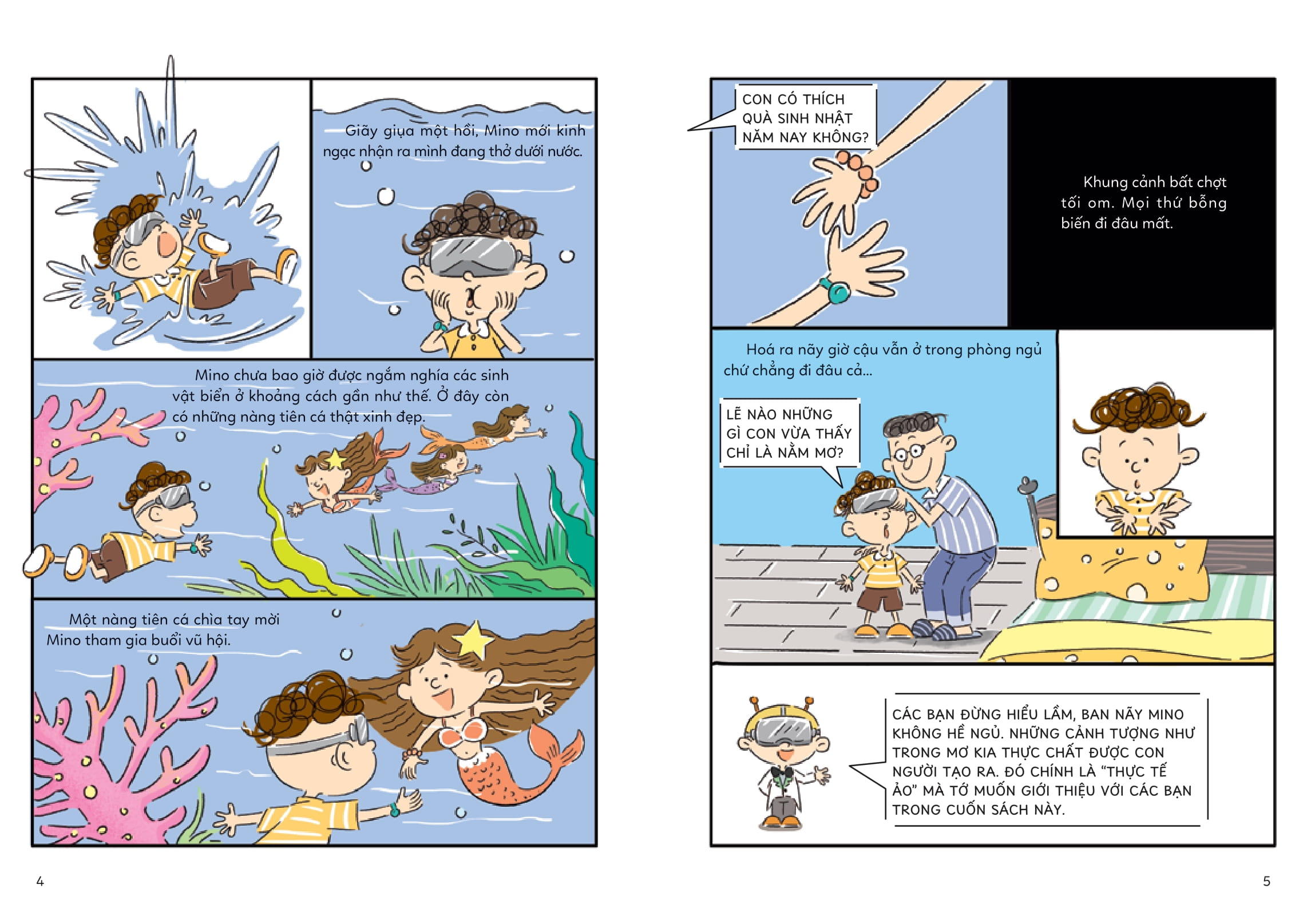 chuyên gia nhí khám phá công nghệ mới - thực tế ảo