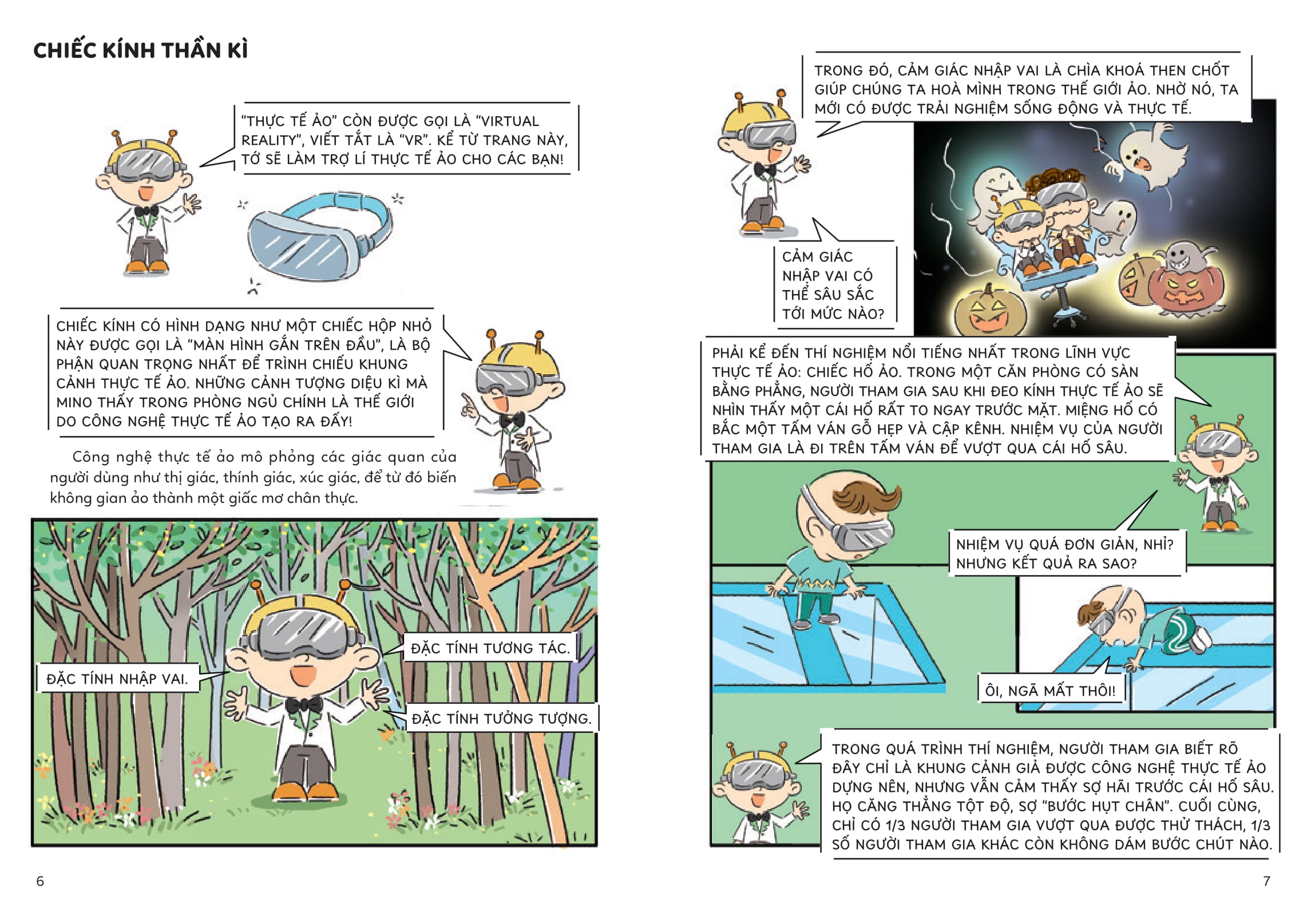 chuyên gia nhí khám phá công nghệ mới - thực tế ảo