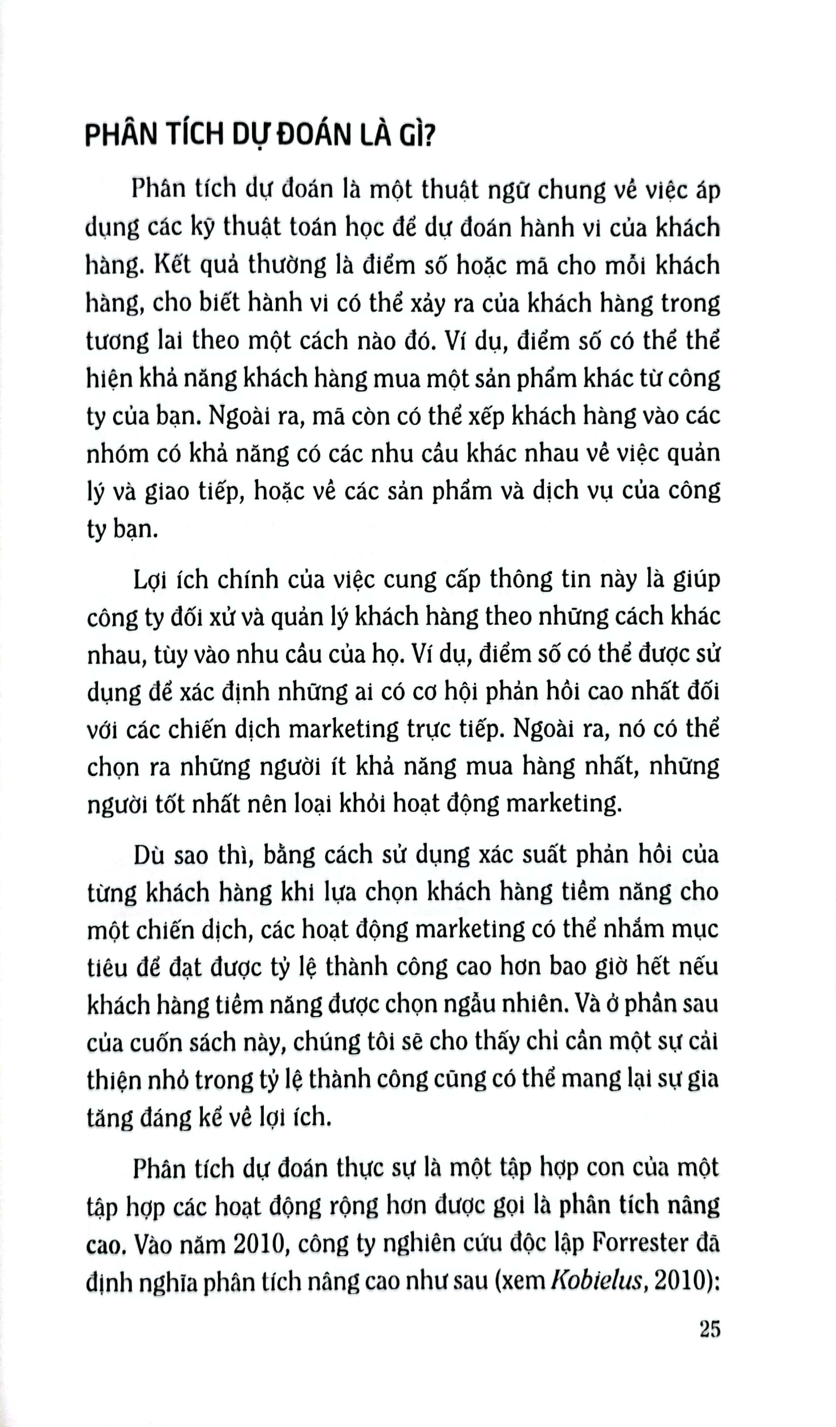 chuyên gia phân tích dự đoán marketing