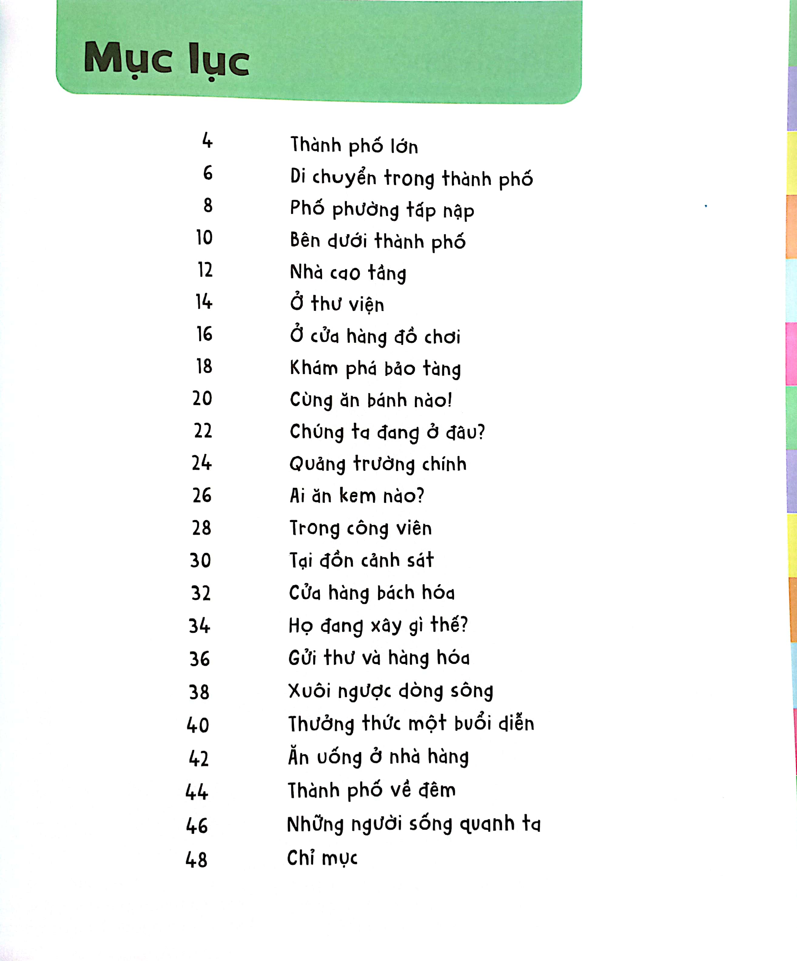 chuyên gia từ vựng - có gì trong thành phố - tìm hiểu cuộc sống tại thành phố