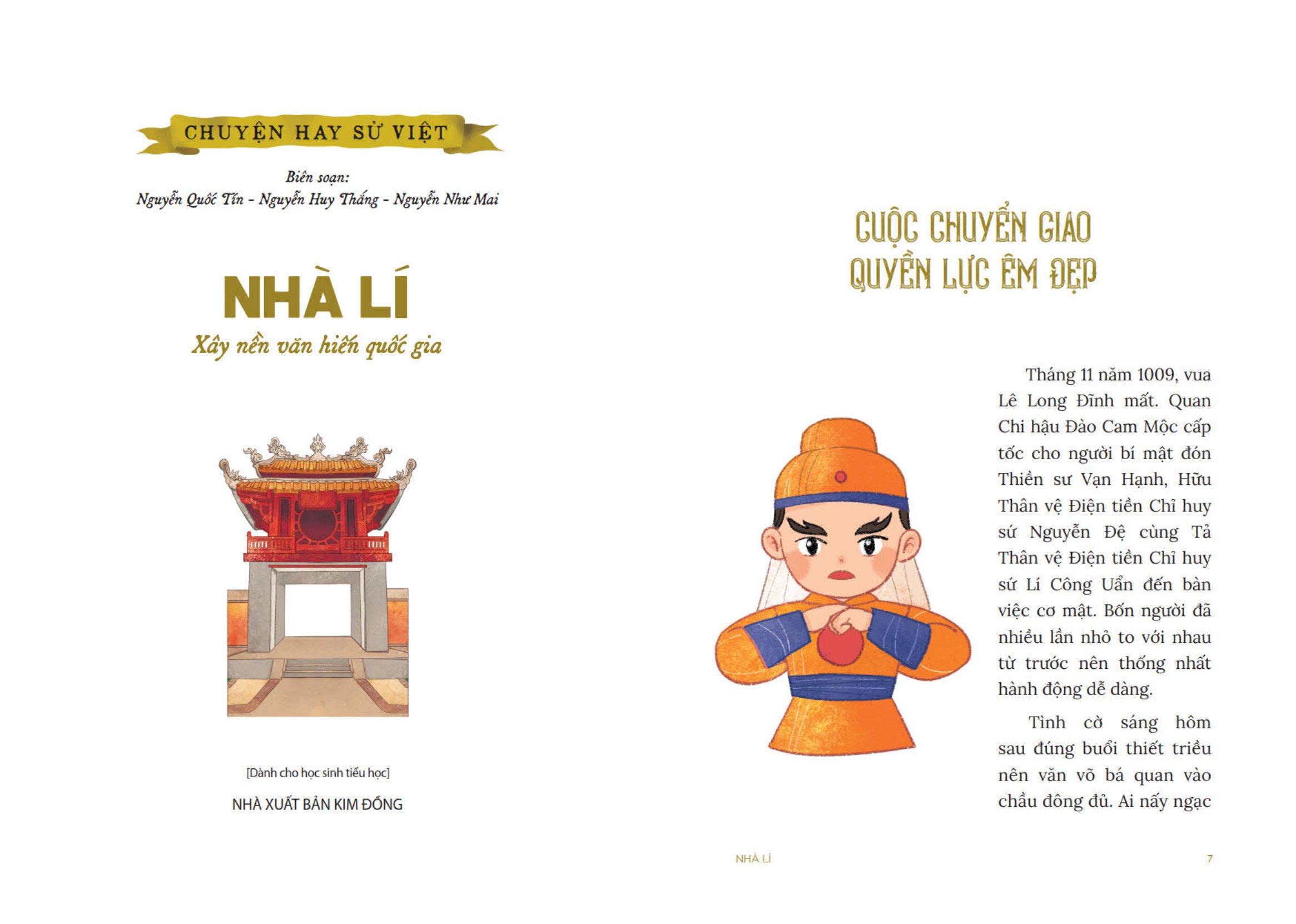 chuyện hay sử việt - nhà lí - xây nền văn hiến quốc gia