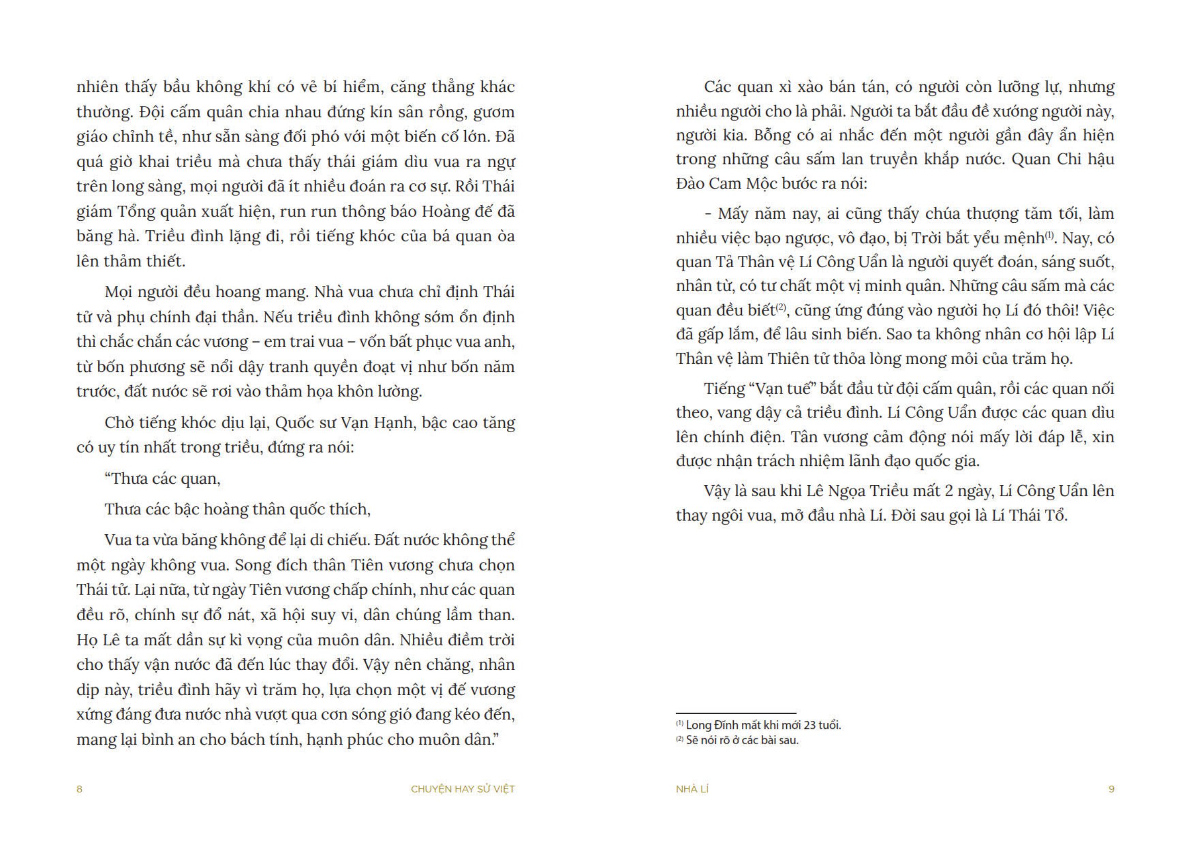 chuyện hay sử việt - nhà lí - xây nền văn hiến quốc gia