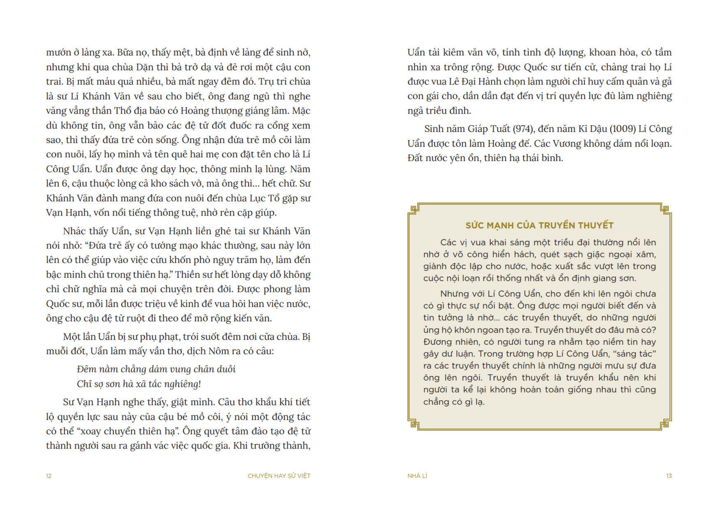 chuyện hay sử việt - nhà lí - xây nền văn hiến quốc gia