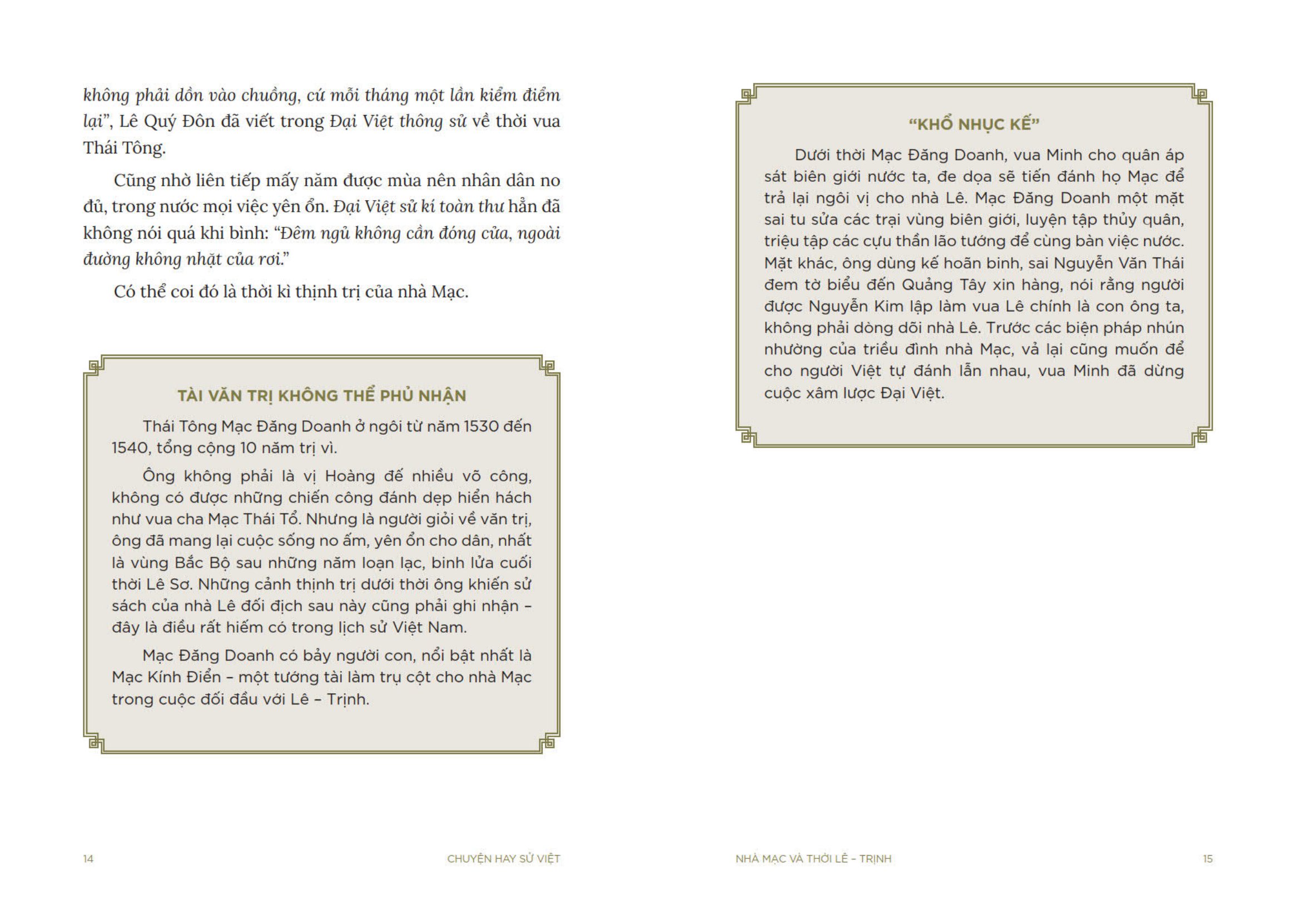 chuyện hay sử việt - nhà mạc và thời lê-trịnh - đất nước phân li