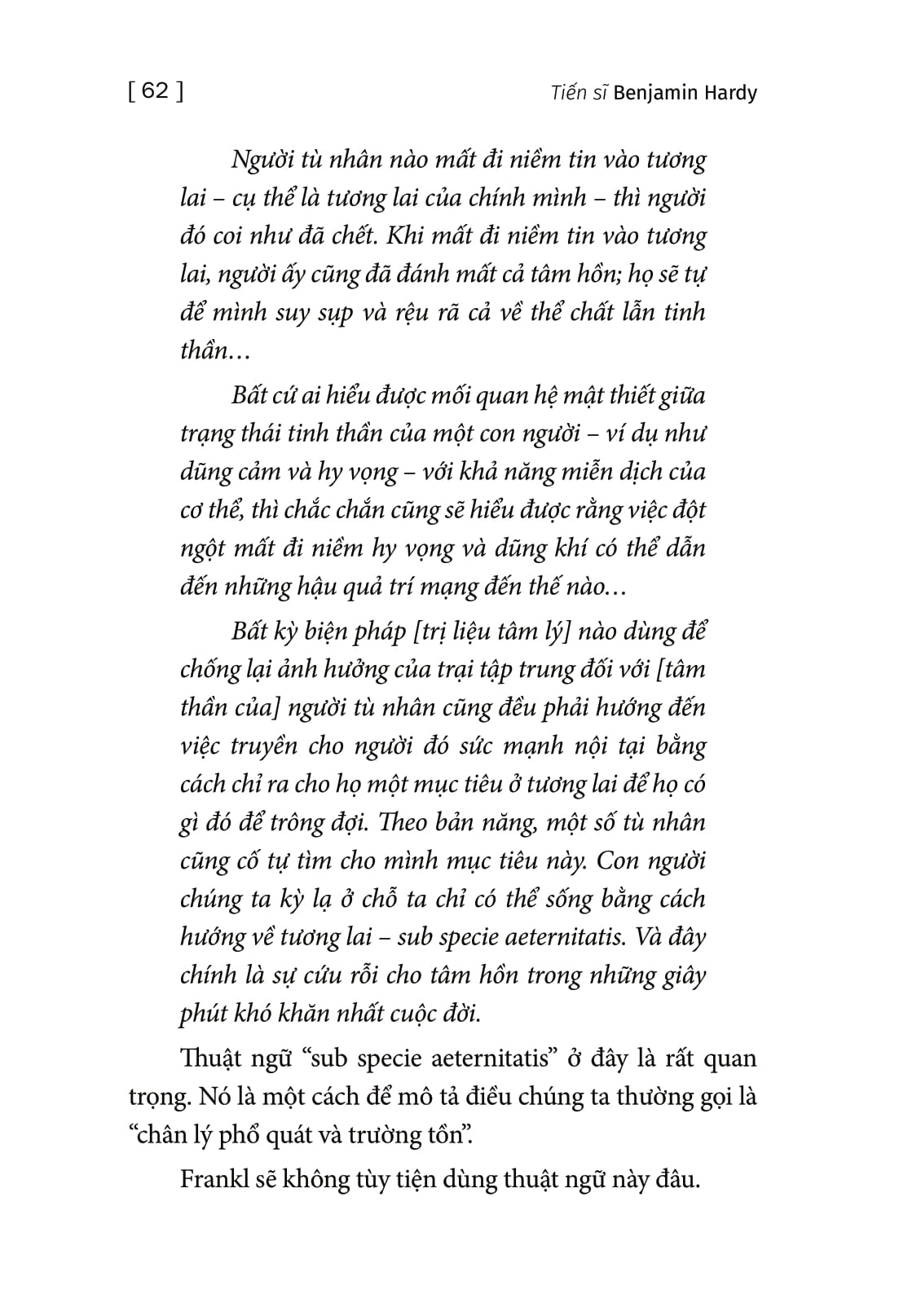 chuyển hóa hiện tại bằng tương lai