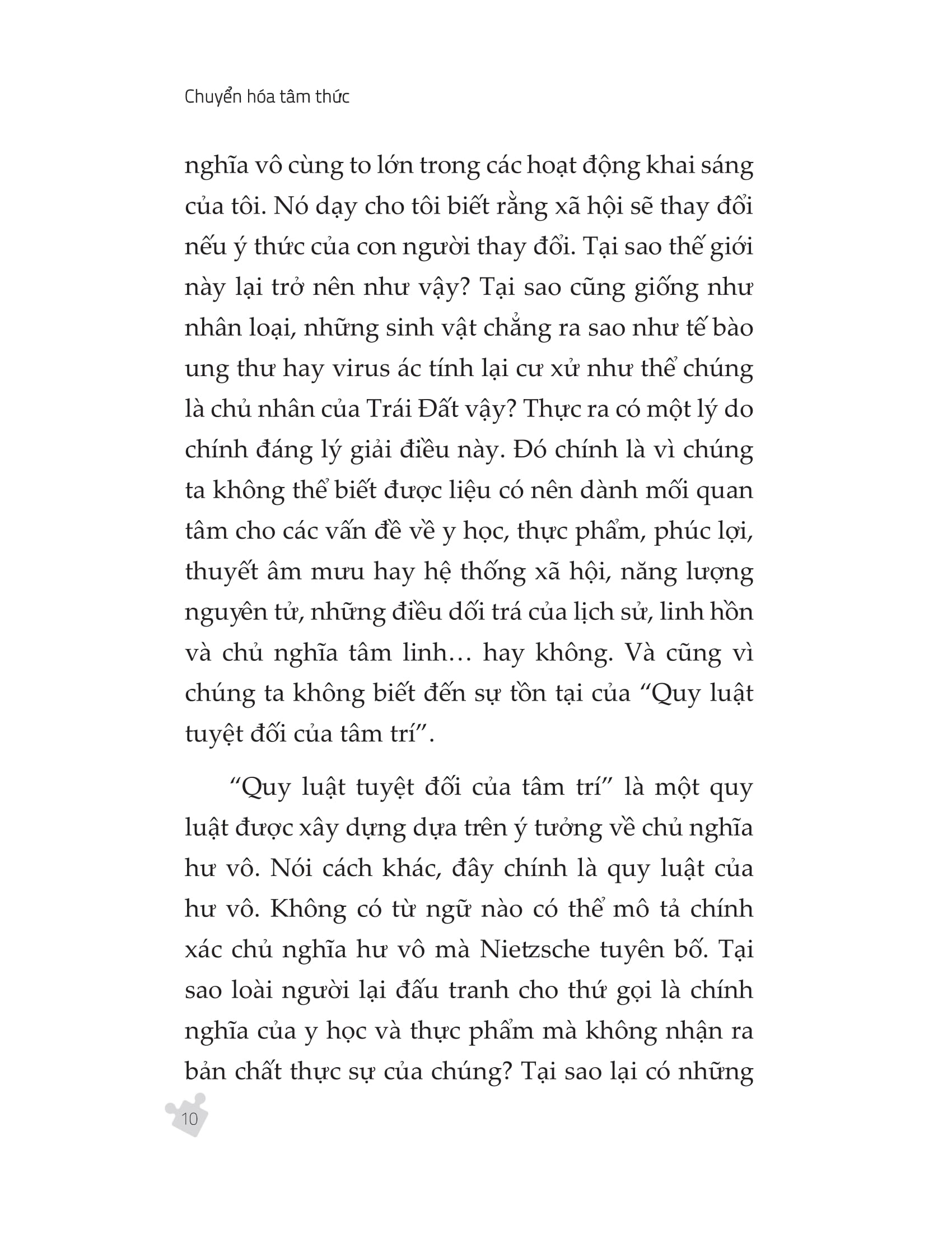 chuyển hóa tâm thức