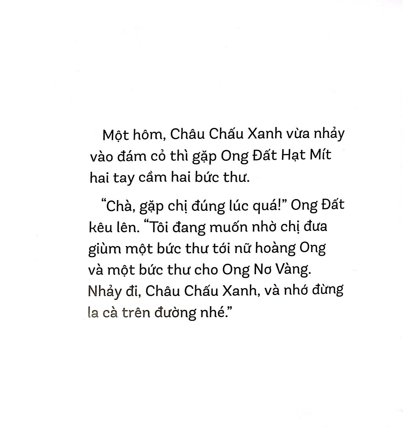 chuyện kể cho bé - chị châu chấu xanh