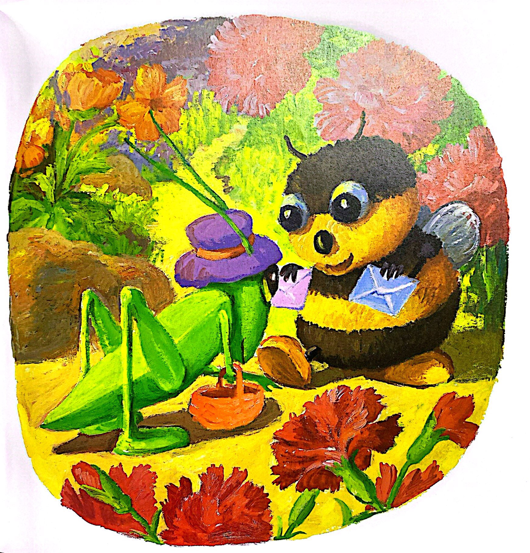 chuyện kể cho bé - chị châu chấu xanh