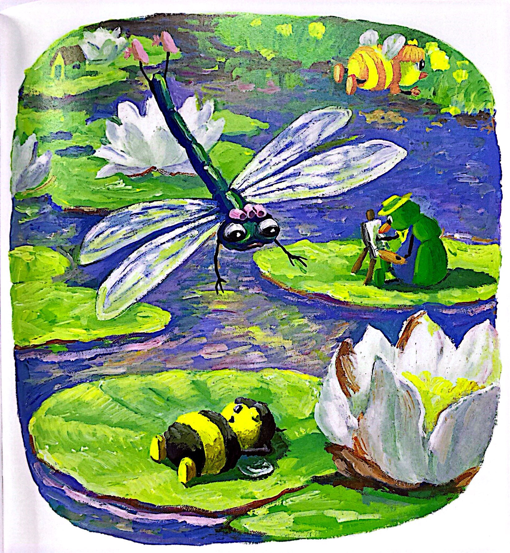 chuyện kể cho bé - cô chuồn chuồn xanh