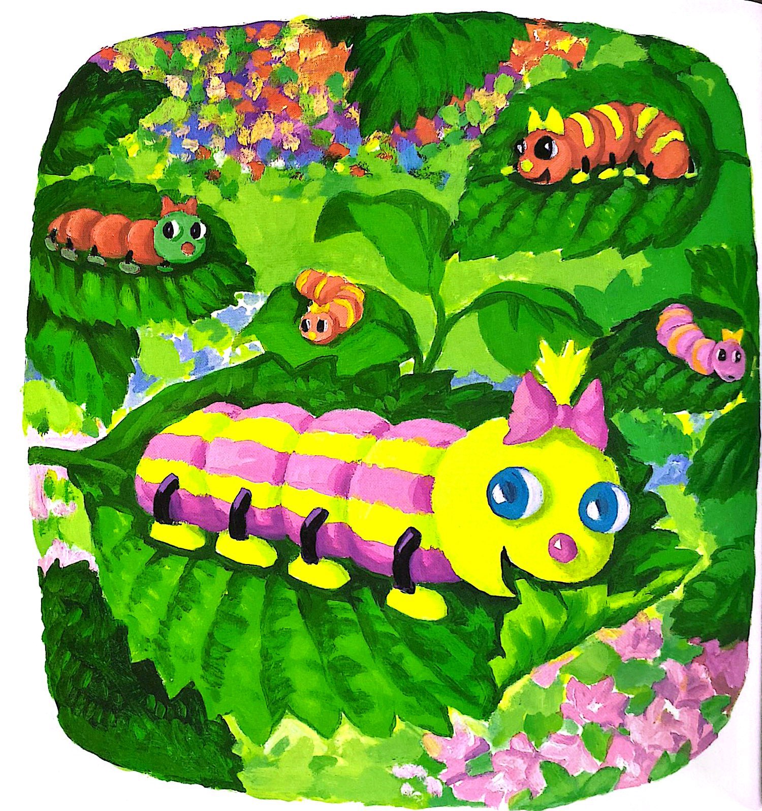 chuyện kể cho bé - cô sâu róm vàng