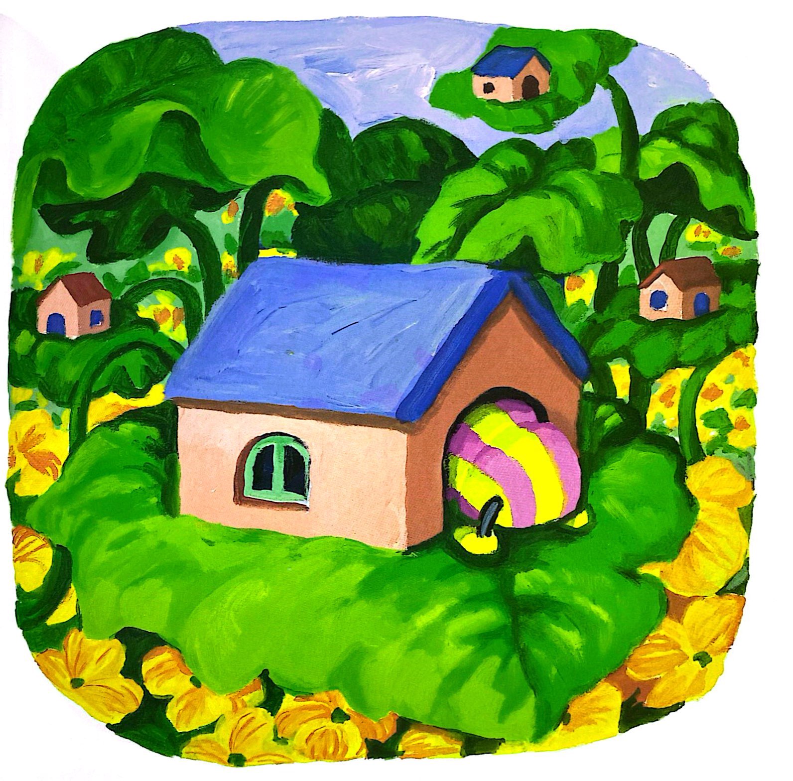 chuyện kể cho bé - cô sâu róm vàng