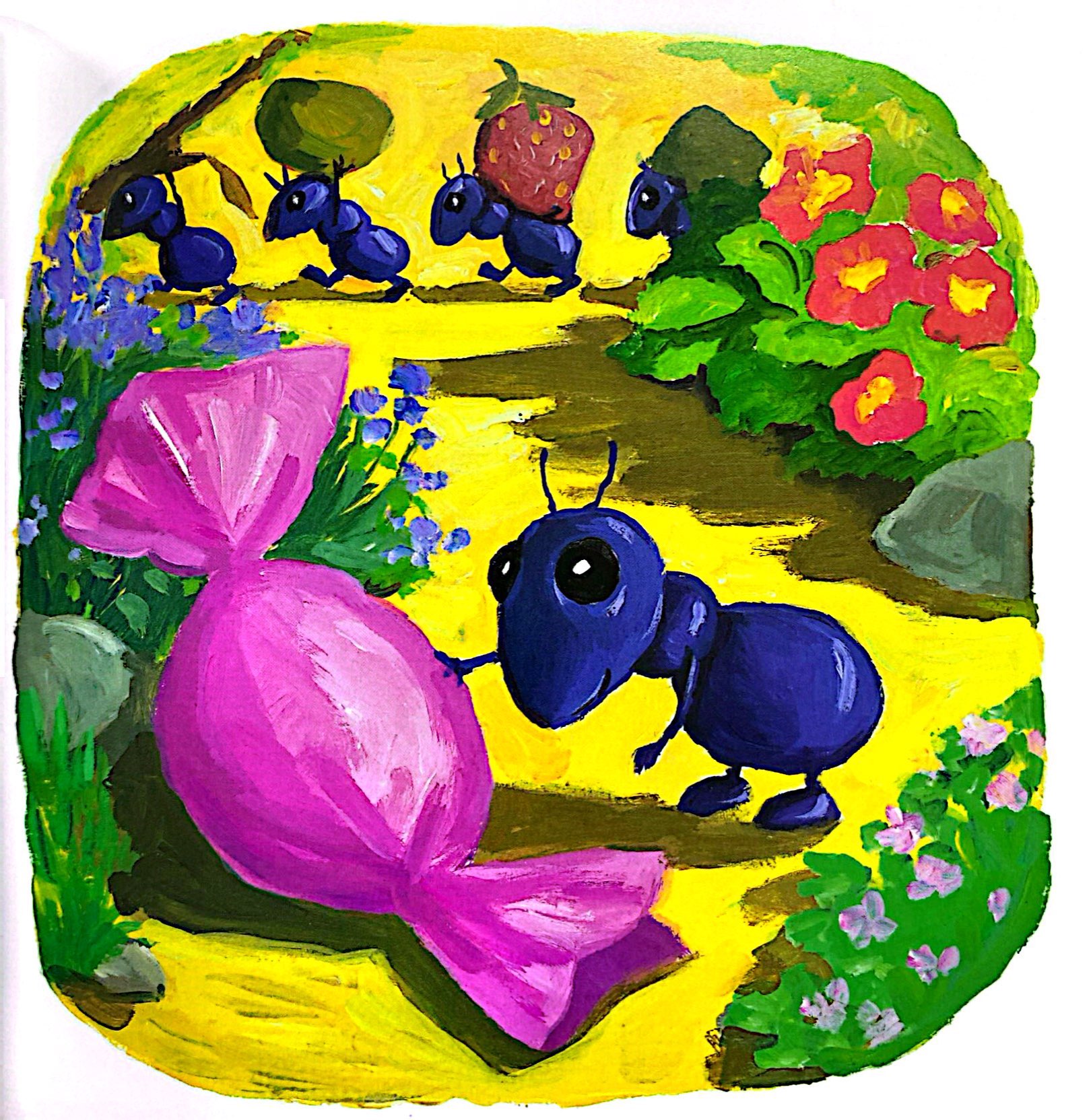 chuyện kể cho bé - em kiến tím