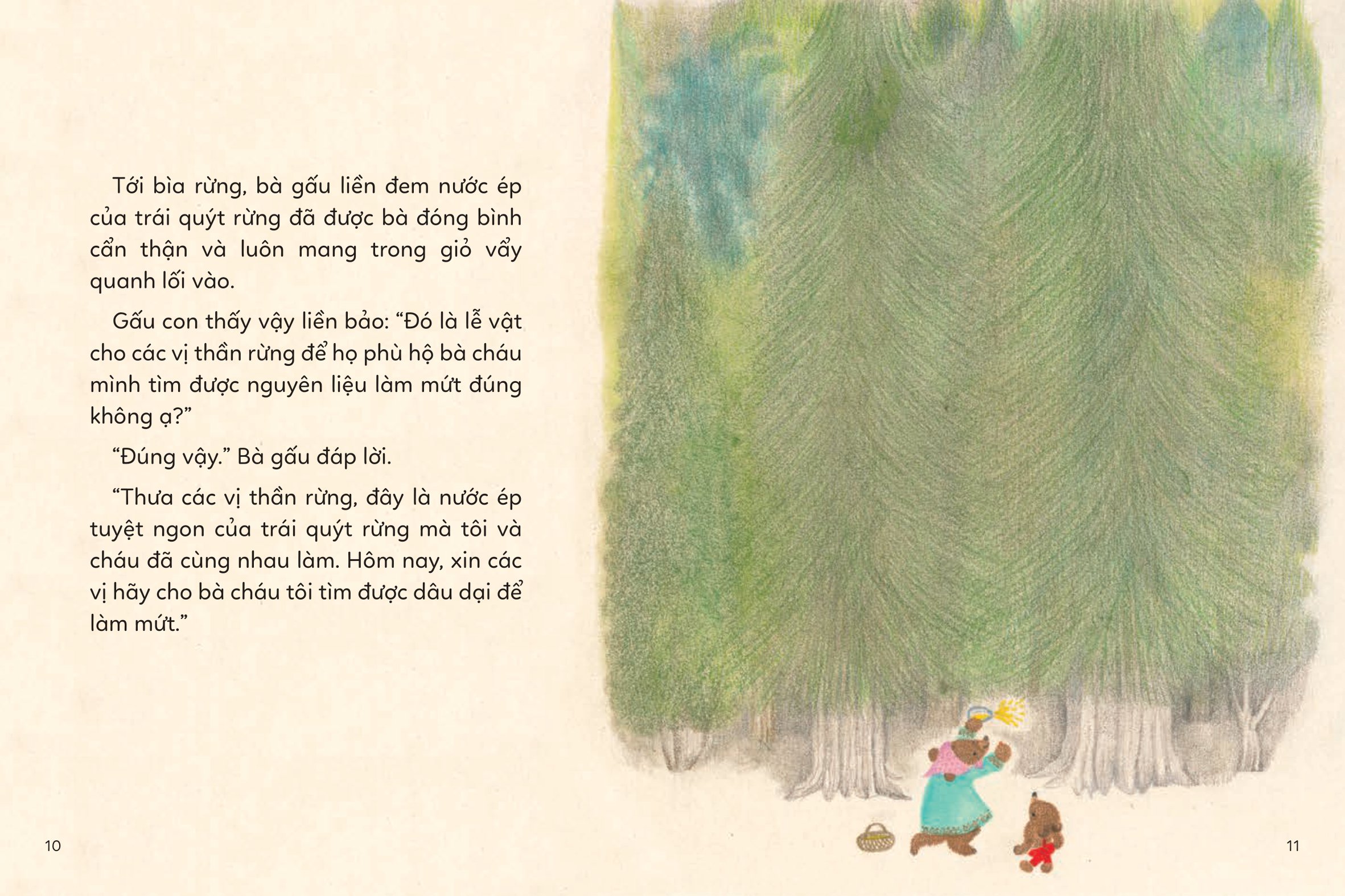 chuyện kể trên núi - mứt dâu của bà gấu