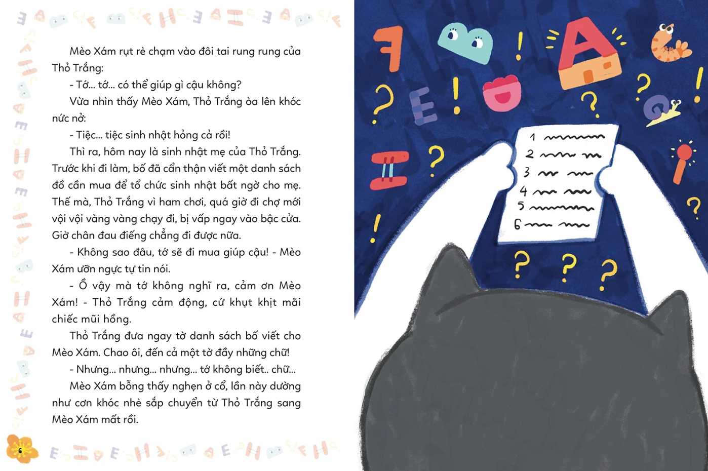 chuyện kể trước giờ đi ngủ - chú mèo chưa biết chữ