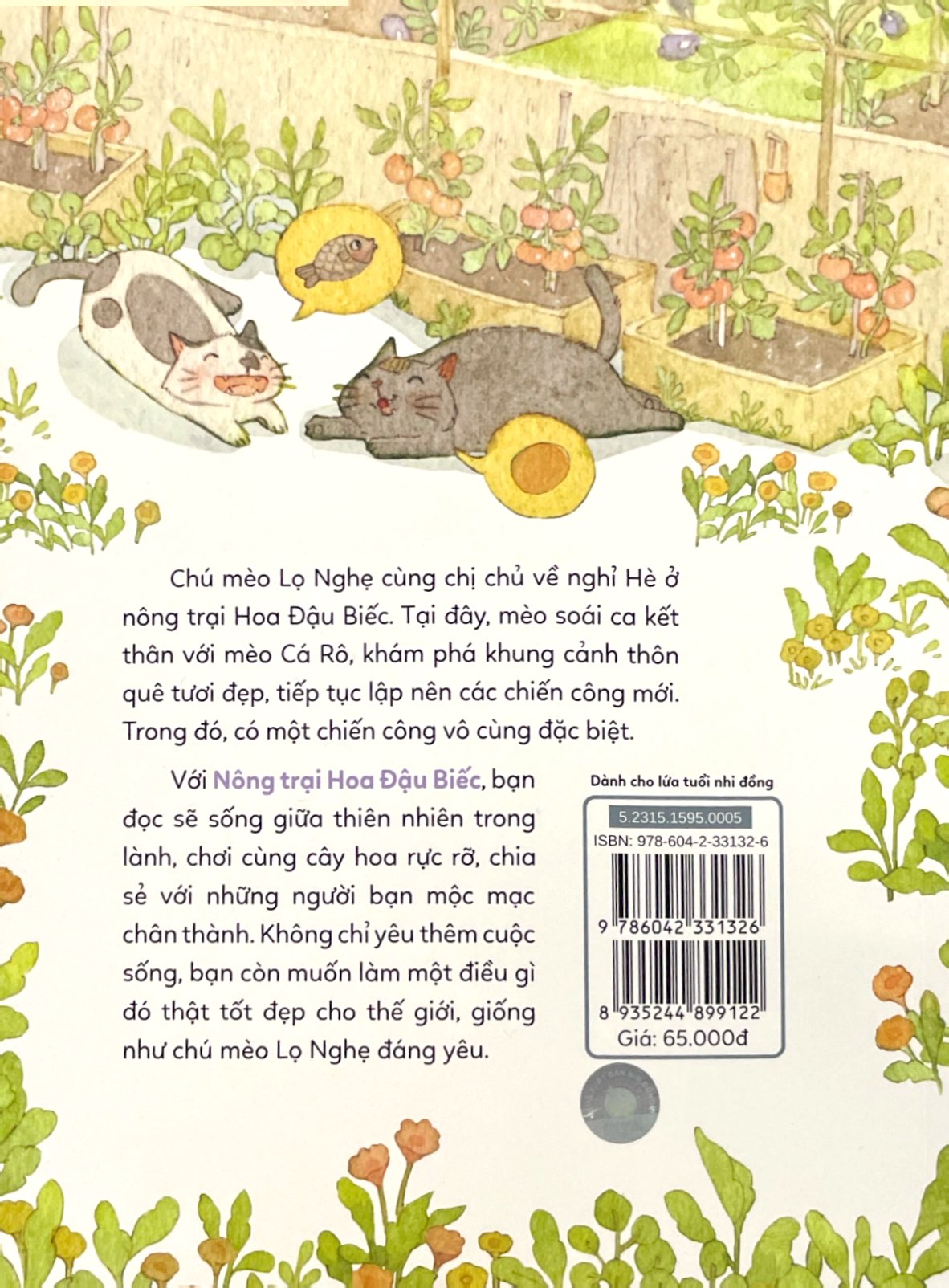 chuyện kể trước giờ đi ngủ - nông trại hoa đậu biếc