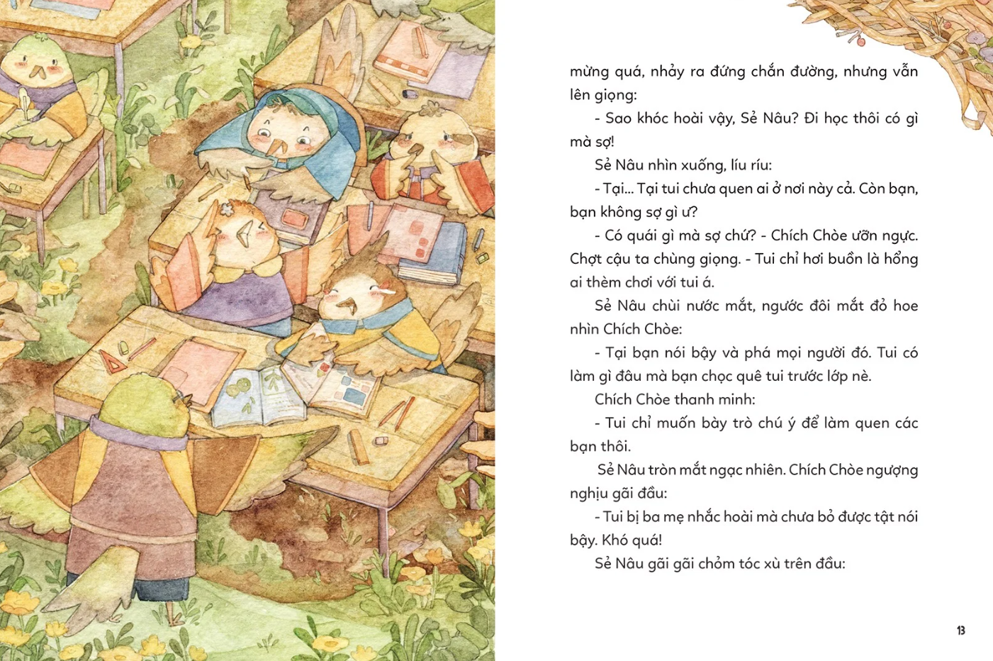 chuyện kể trước giờ đi ngủ - sẻ nâu mơ thành đại bàng