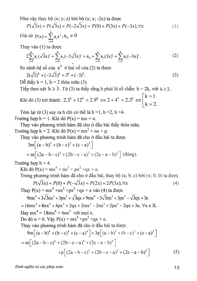 Chuyên Khảo Đa Thức - Bồi Dưỡng Học Sinh Giỏi, Chuyên Toán