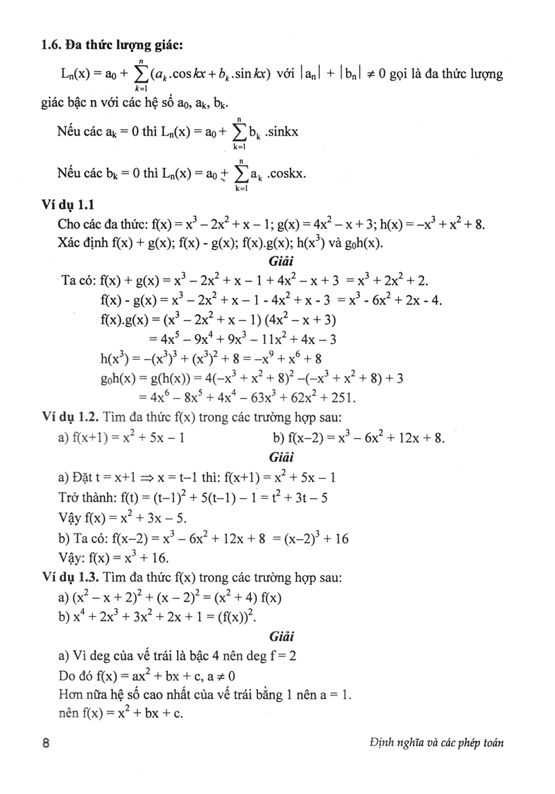 Chuyên Khảo Đa Thức - Bồi Dưỡng Học Sinh Giỏi, Chuyên Toán