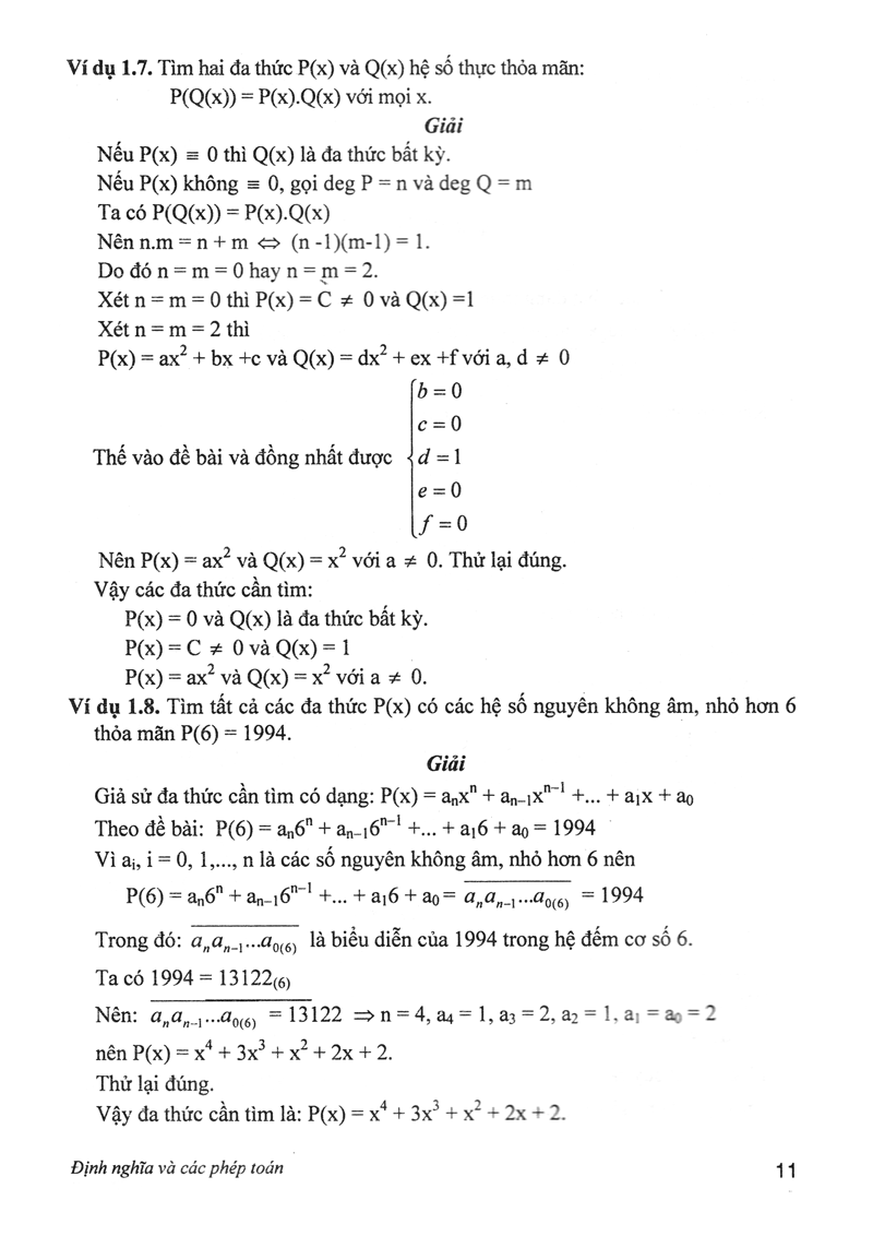 Chuyên Khảo Đa Thức - Bồi Dưỡng Học Sinh Giỏi, Chuyên Toán