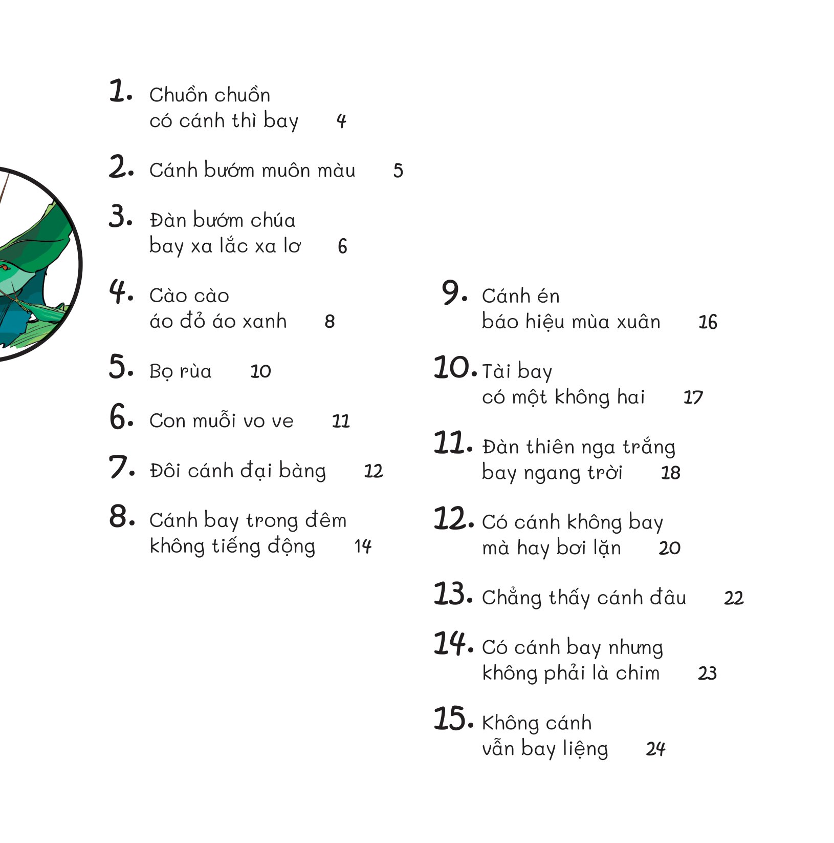 chuyện lạ loài vật - có cánh thì bay