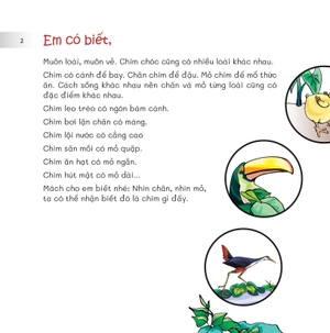 chuyện lạ loài vật - nhìn chân, nhìn mỏ biết rõ chim gì