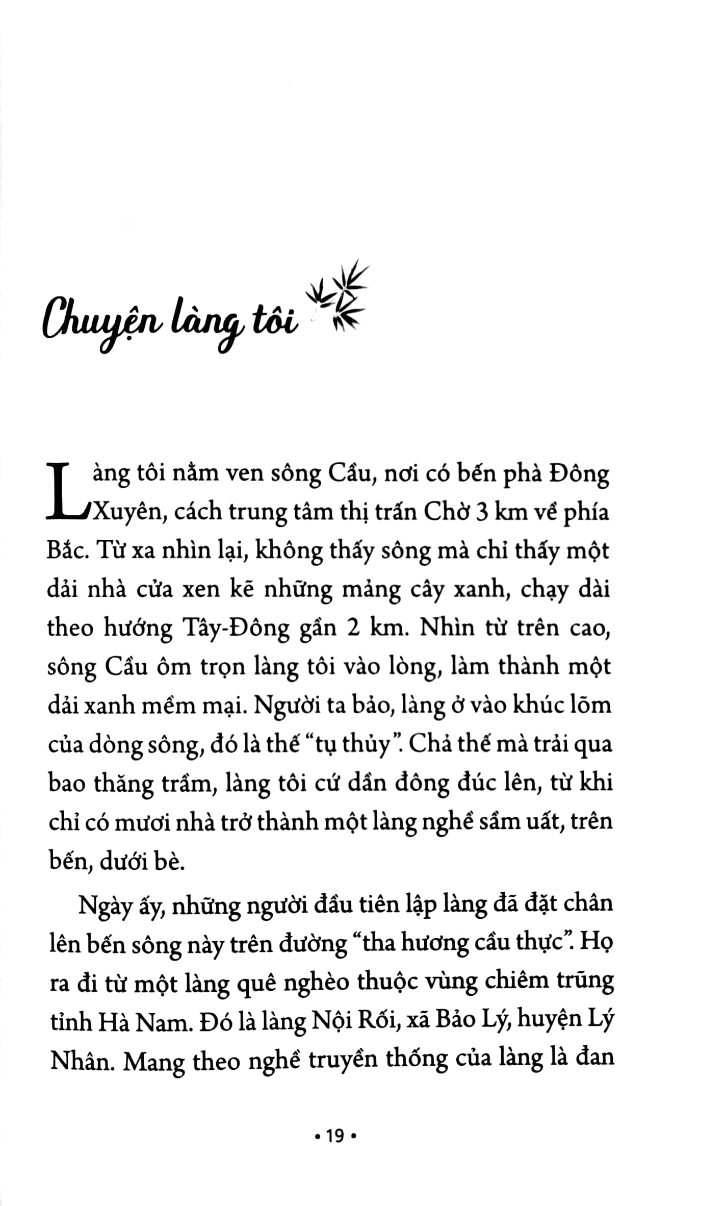 chuyện làng tôi