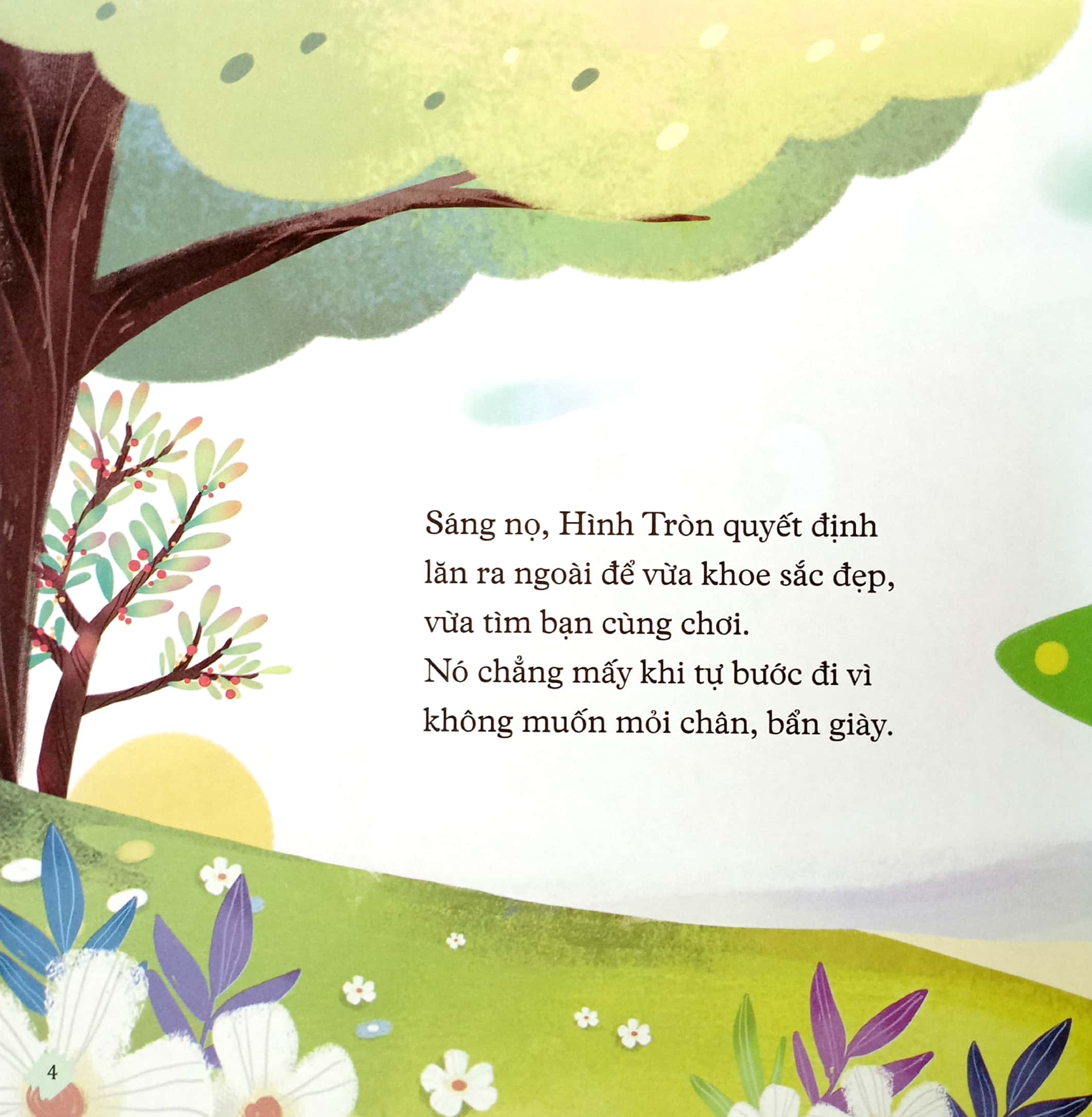 chuyện ly kỳ về hình khối, màu sắc, số đếm - chuyến dạo chơi nhớ đời của hình tròn