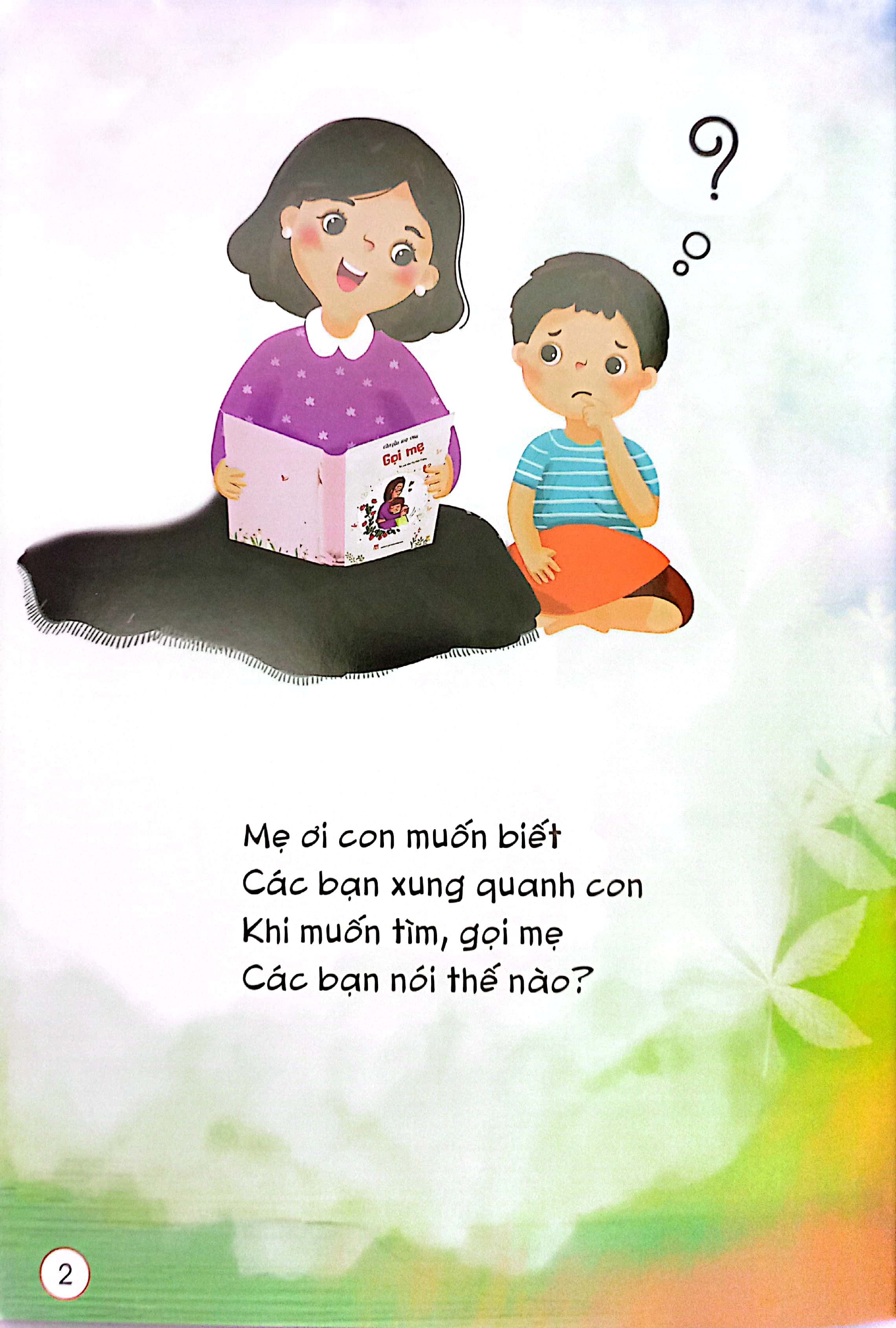 chuyện mẹ con - gọi mẹ