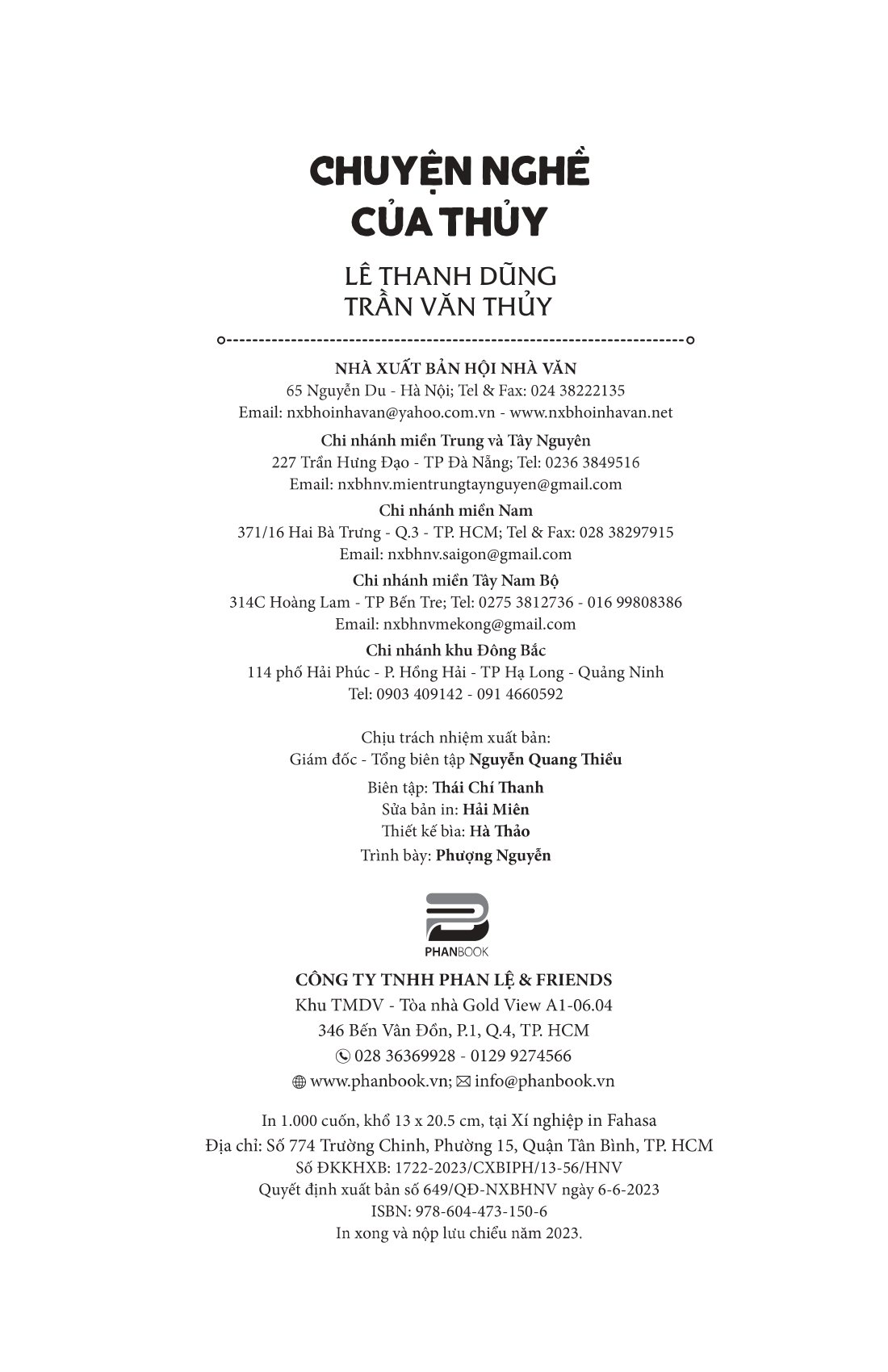 chuyện nghề của thủy