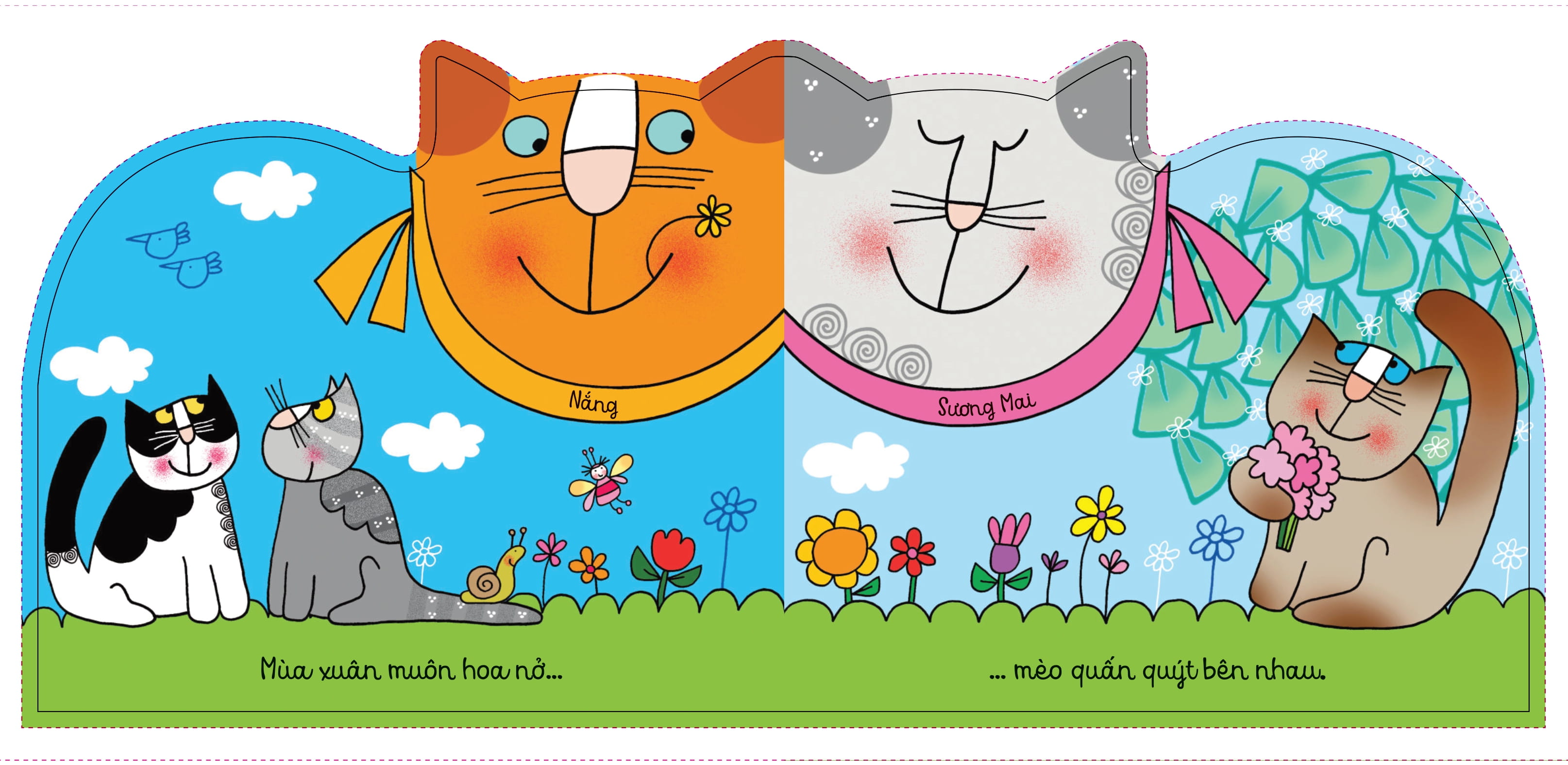 Chuyen Nha Meo - Bon Mua Ben Nhau - Bia Cung