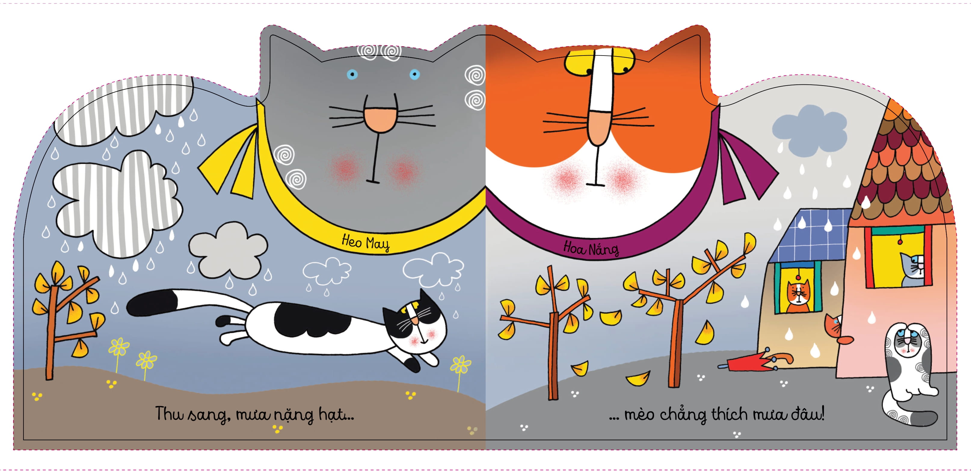 Chuyen Nha Meo - Bon Mua Ben Nhau - Bia Cung