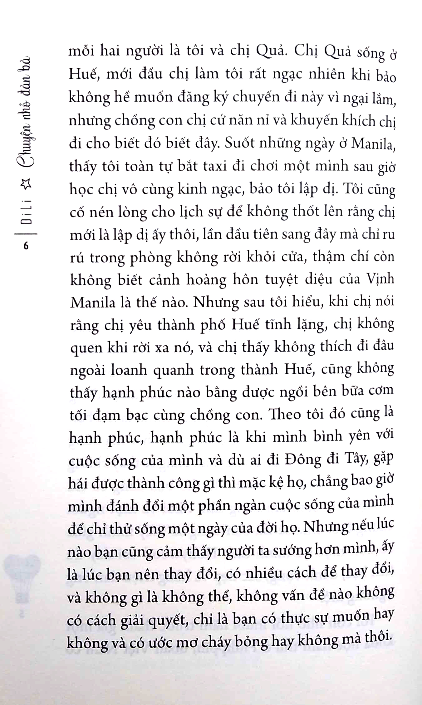 chuyện nhỏ đàn bà
