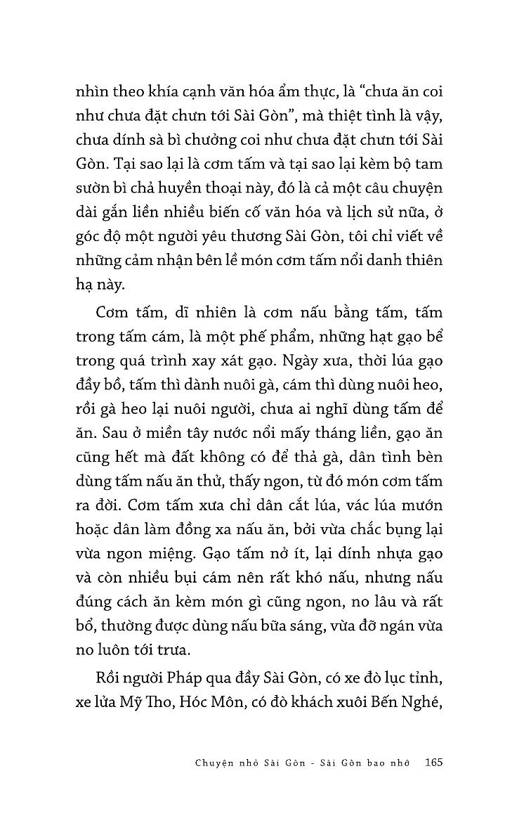 Chuyện Nhỏ Sài Gòn Bao Nhớ