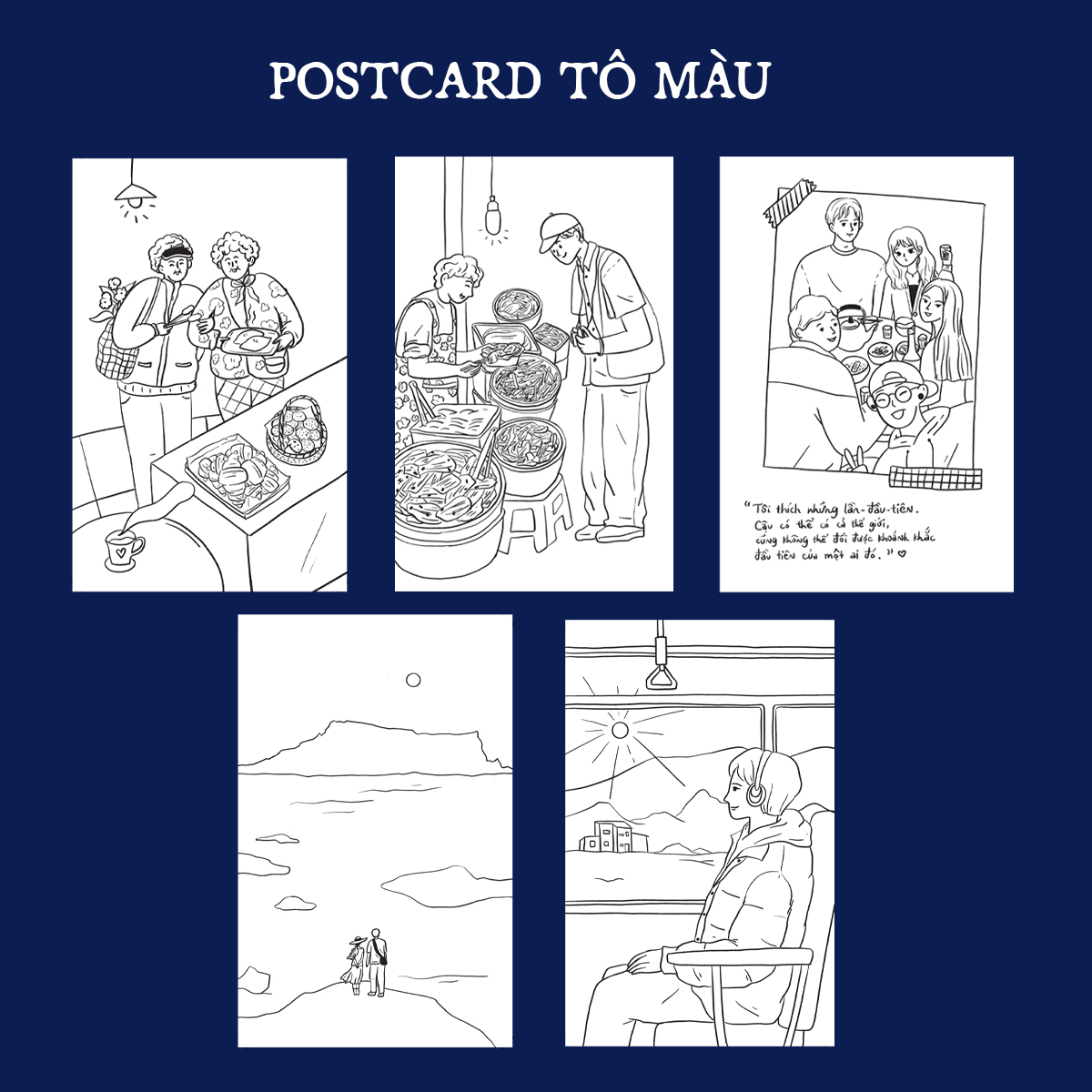 chuyện ở quán canh hầm 24h - bản đặc biệt - tặng kèm 1 bookmark + 5 postcard tô màu