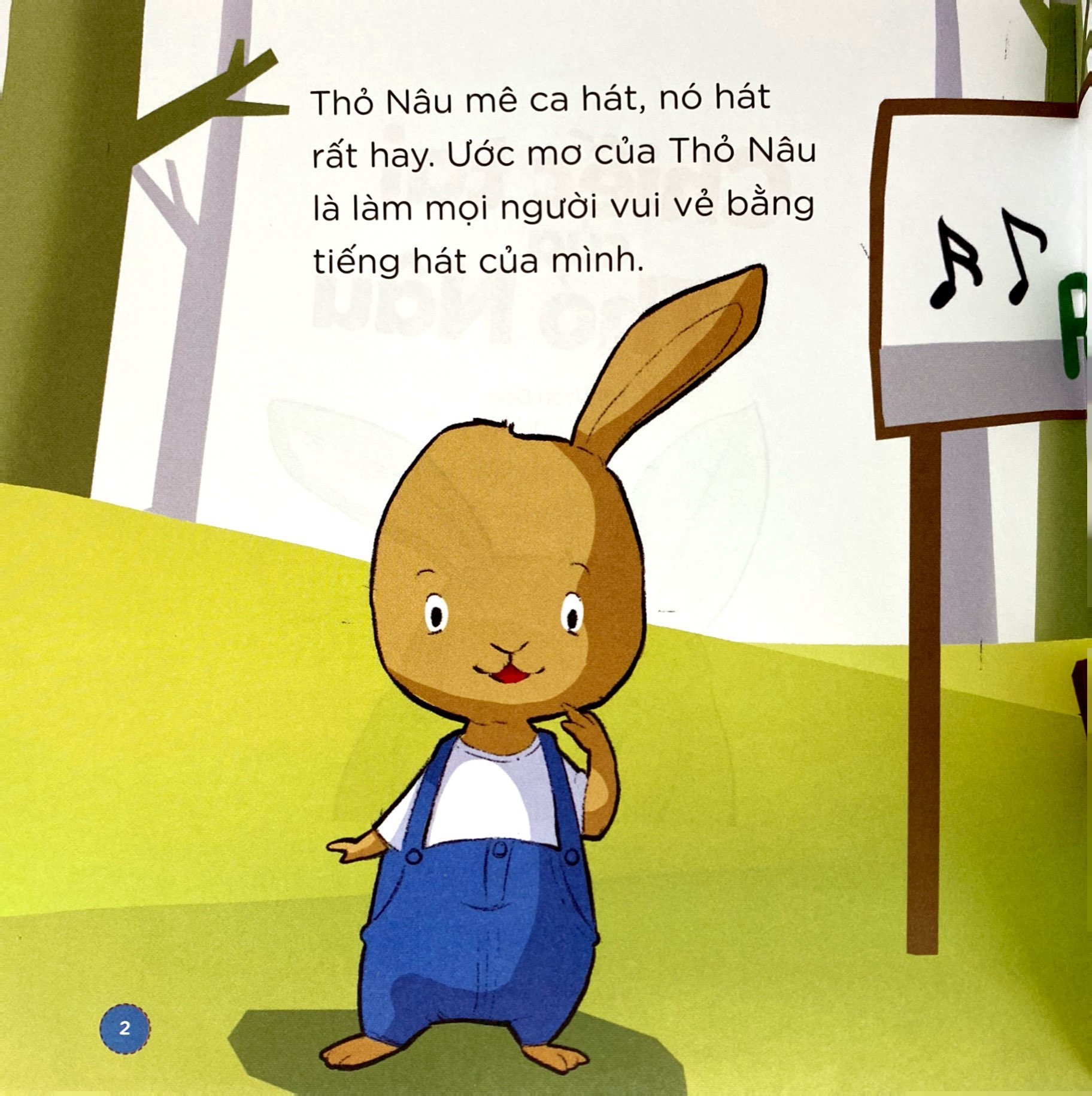 chuyện ở rừng hạnh phúc - chiếc tai của thỏ nâu