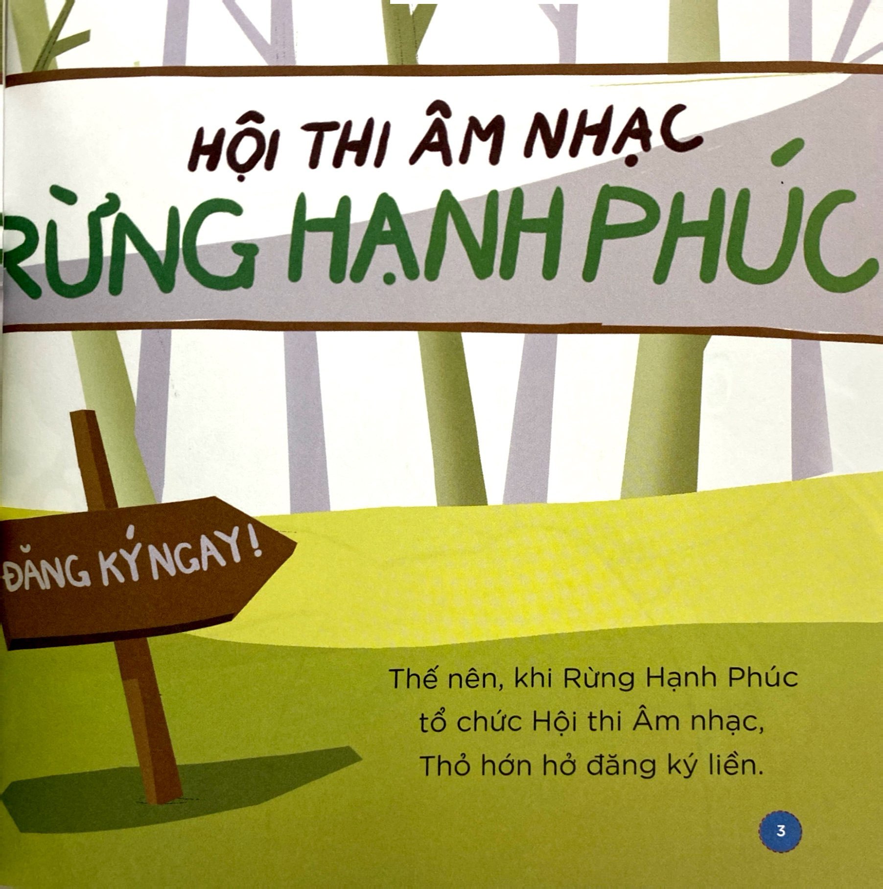 chuyện ở rừng hạnh phúc - chiếc tai của thỏ nâu