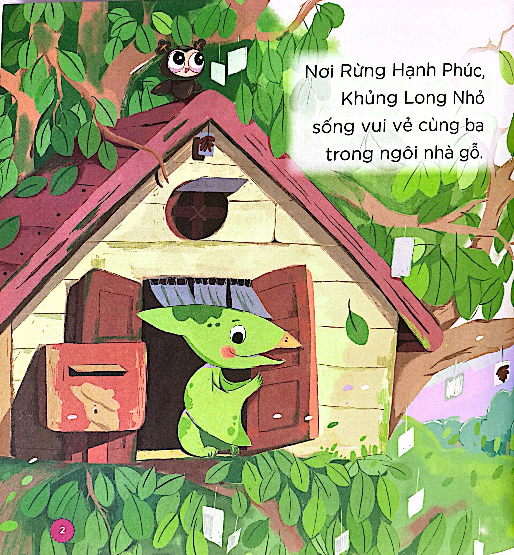 chuyện ở rừng hạnh phúc - chuyến đưa thư đầu tiên của khủng long nhỏ