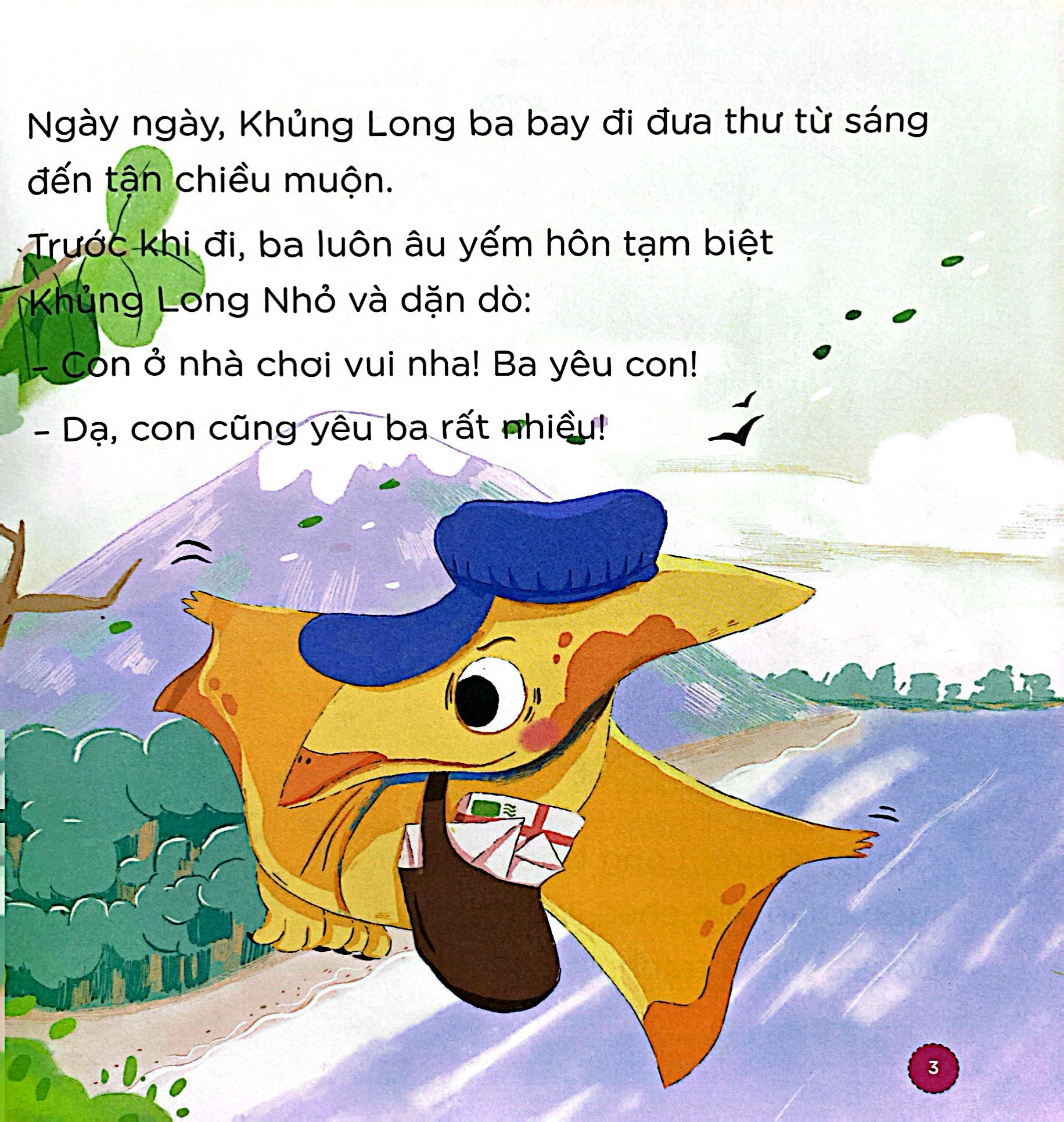 chuyện ở rừng hạnh phúc - chuyến đưa thư đầu tiên của khủng long nhỏ