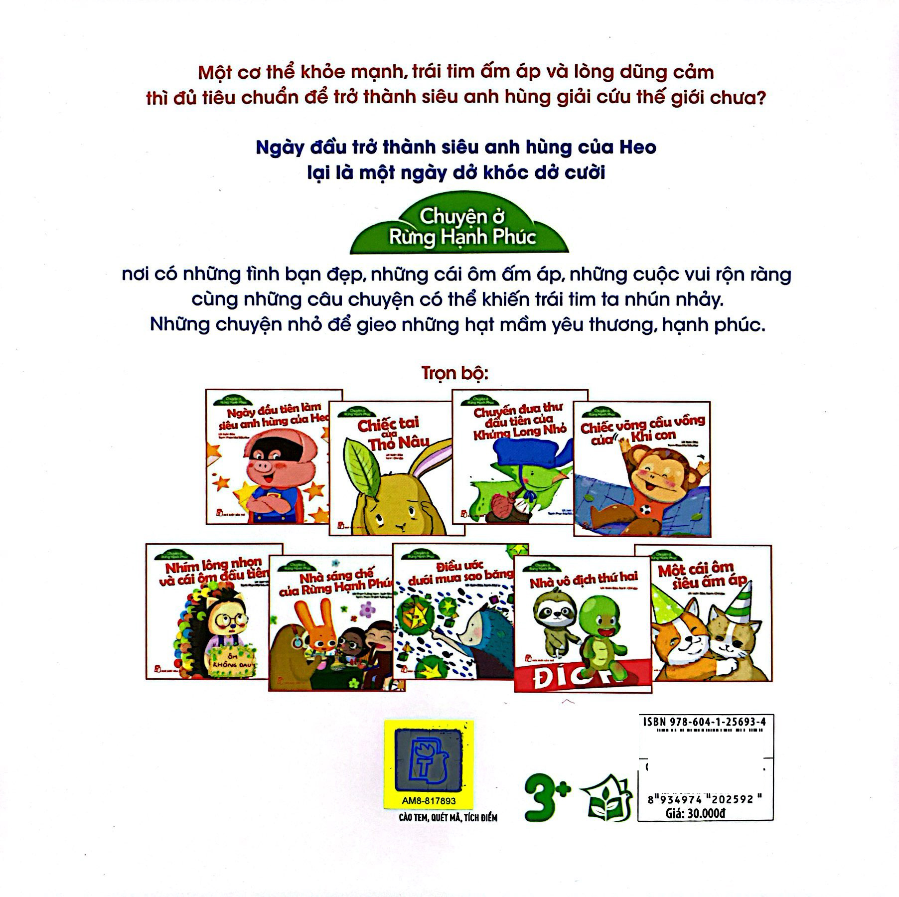 chuyện ở rừng hạnh phúc - ngày đầu làm siêu anh hùng của heo