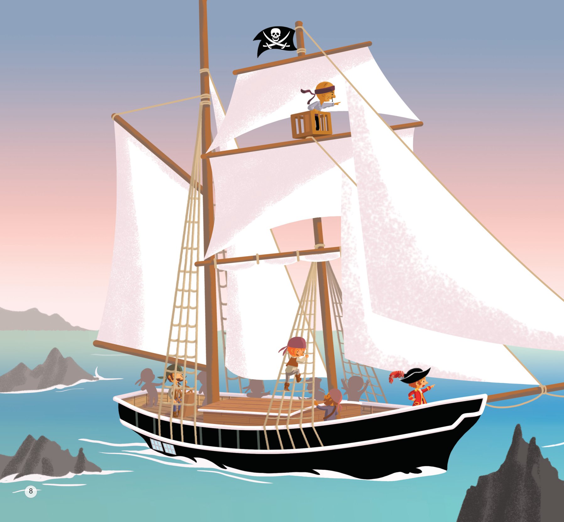 chuyến phiêu lưu đầu tiên của tớ - thế giới cướp biển