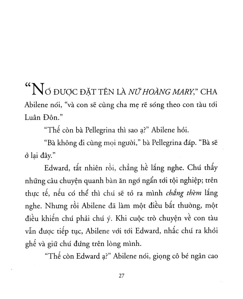 chuyến phiêu lưu kỳ diệu của edward tulane