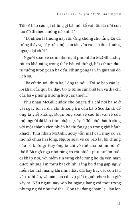 chuyến tàu 16 giờ 50 từ paddington - một vụ án của jane marple