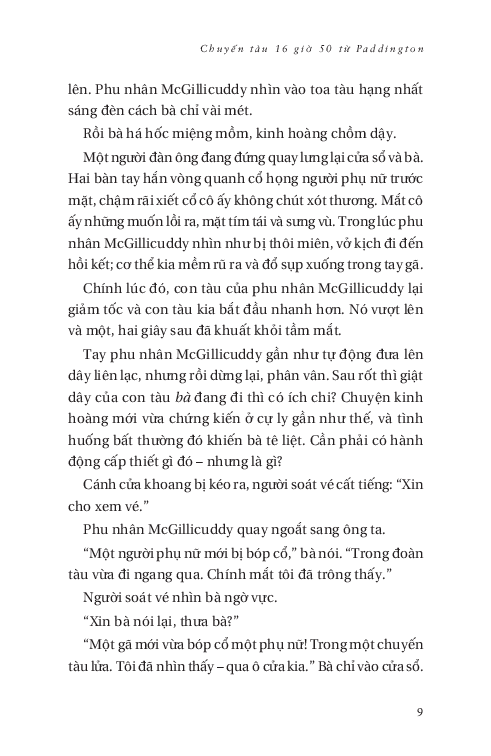 chuyến tàu 16 giờ 50 từ paddington - một vụ án của jane marple