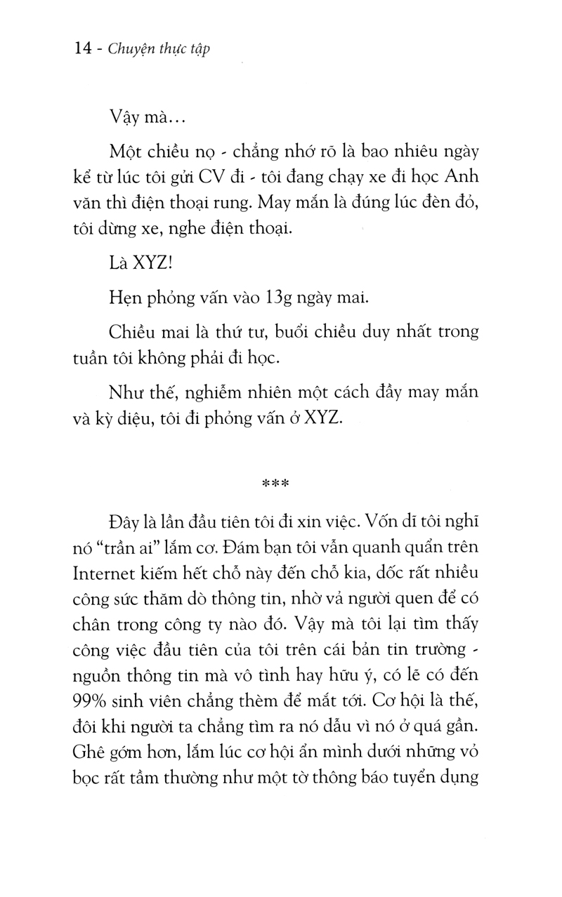 chuyện thực tập - từ giảng đường đến văn phòng