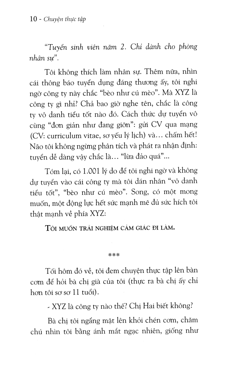 chuyện thực tập - từ giảng đường đến văn phòng