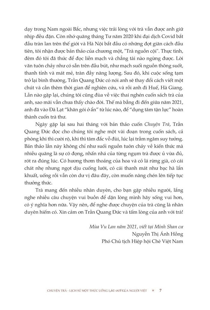 chuyện trà - lịch sử một thức uống lâu đời của người việt