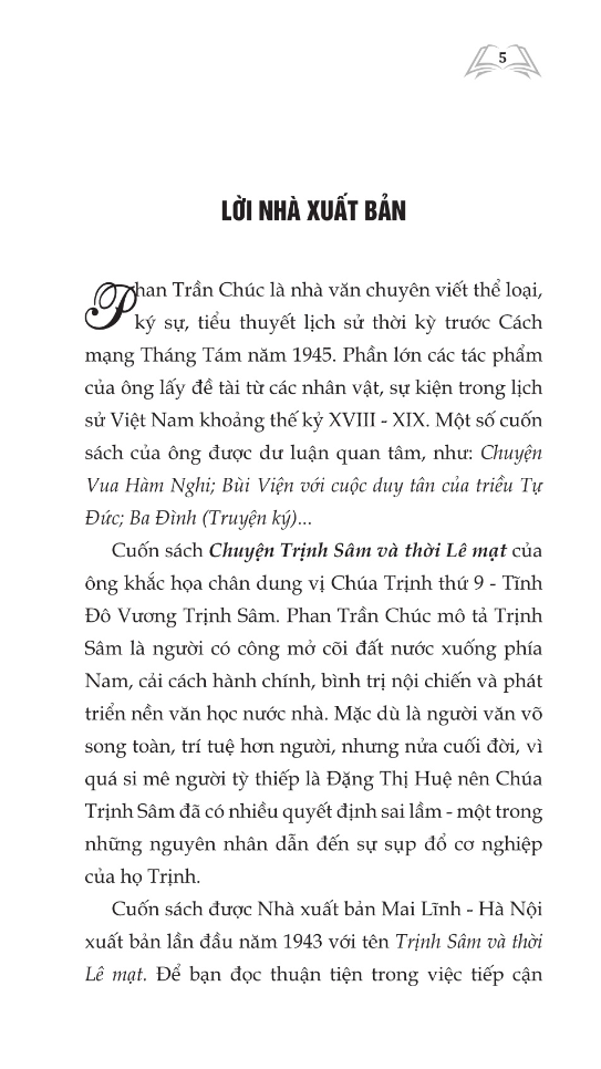 chuyện trịnh sâm và thời lê mạt