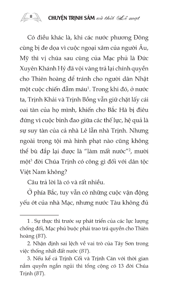 chuyện trịnh sâm và thời lê mạt