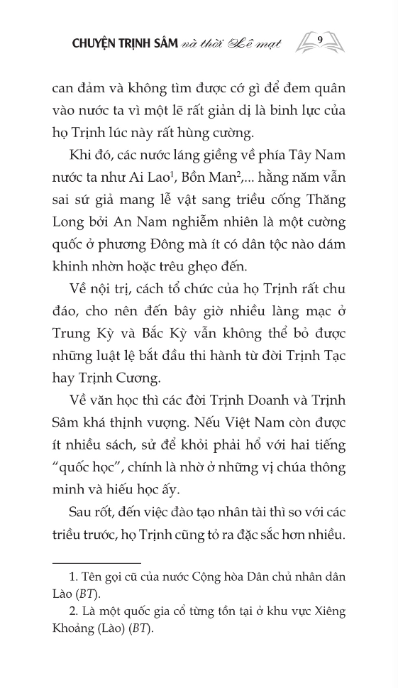 chuyện trịnh sâm và thời lê mạt