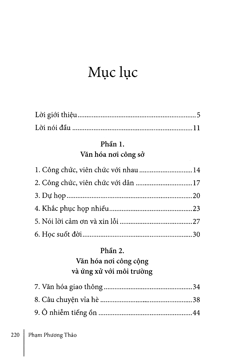 chuyện về ứng xử văn hóa